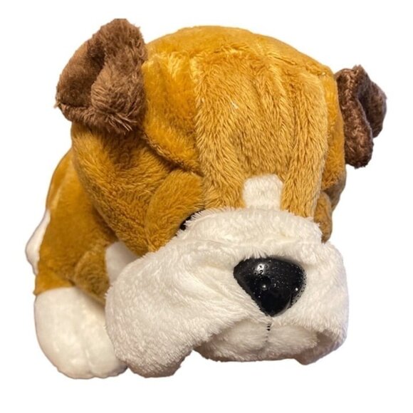 Webkinz Ganz Bulldog Plush Toy Brown & White Stuffed Animal About 8" - Picture 12 of 12